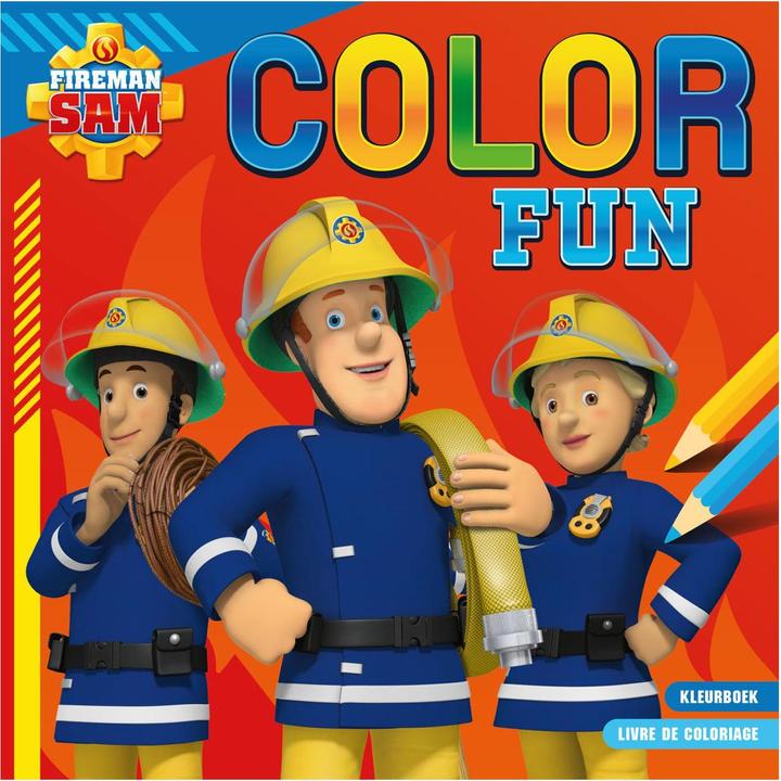 Image du produit Livre de coloriage Sam le pompier