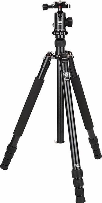 Actual product image Sirui T-1004XL + E-10 tripod Digital/film cameras 3 leg(s) Black (Metal)
