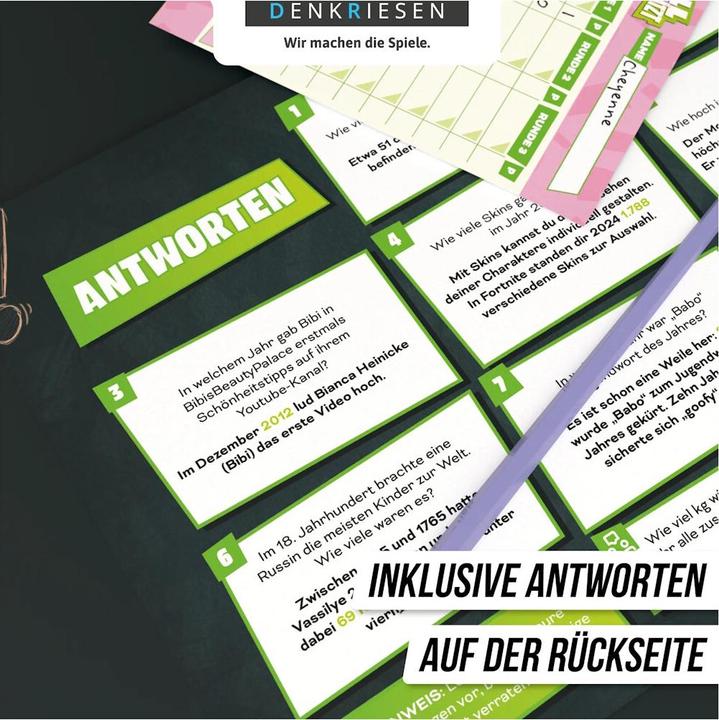 Actual product image Denkriesen VOLL VERSCHÄTZT A4 pad - A close call is a win. - Junior Edition (German)