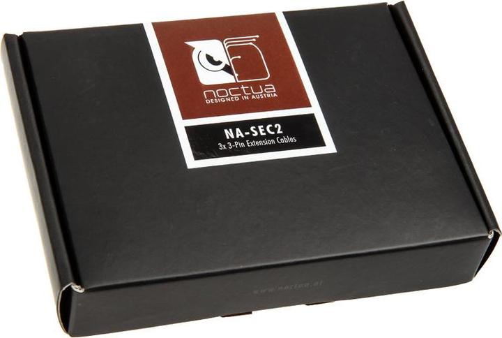 Actual product image Noctua NA-SEC2 extension cable set for 3-pin fan