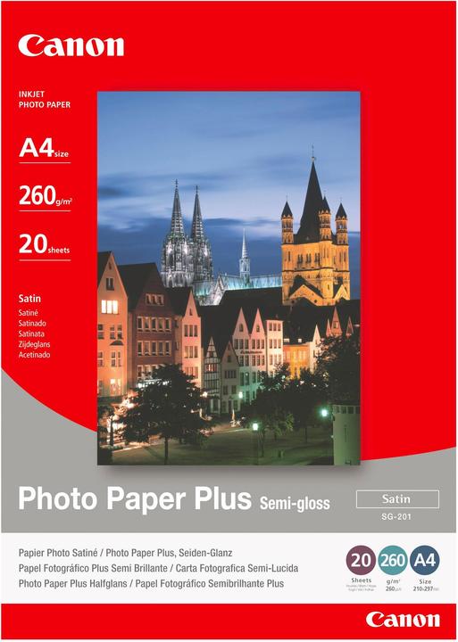 Produktbild Canon SG-201 Plus Semi-Gloss (260 g/m², A4, 20 x)