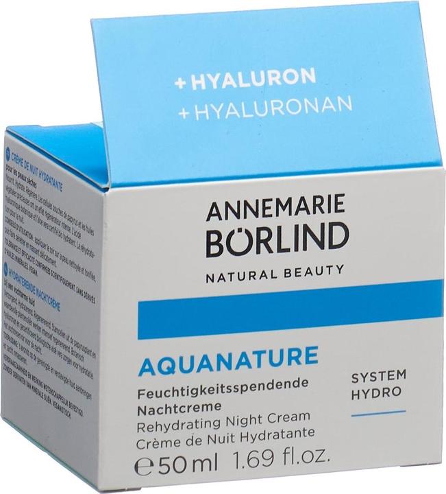 Actual product image Annemarie Börlind Aquanature (50 ml, Night cream, Up to SPF 10)