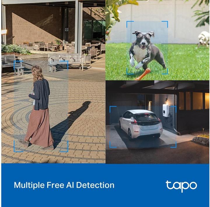Produktbild TP-Link Tapo C520WS 4MP 360° Outdoor Kamera MicroSD (2560 x 1440 Pixels)