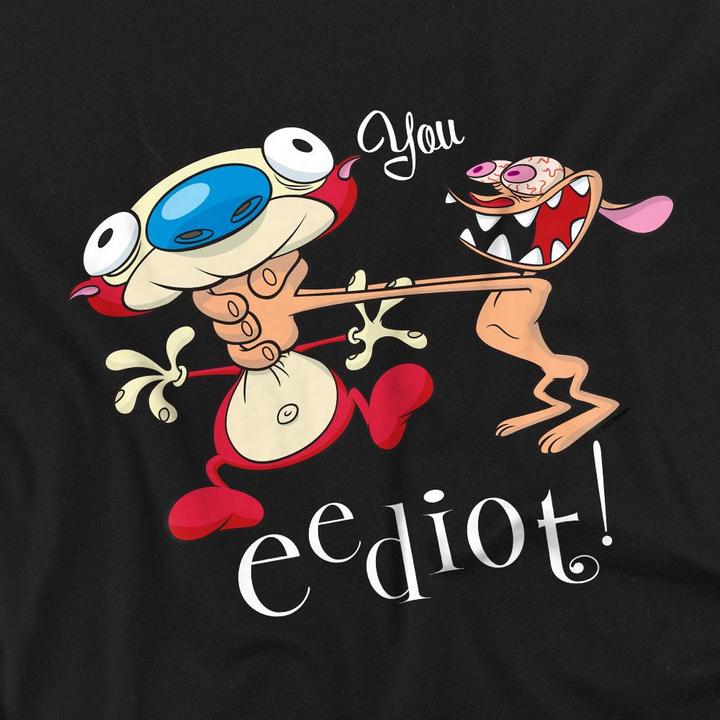 Immagine prodotto Ren & Stimpy You Eediot Maglietta Adulto Unisex (XXL)