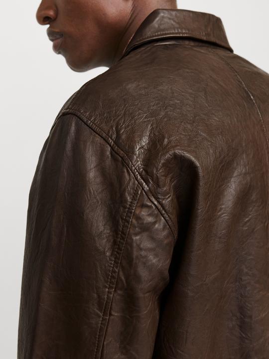Produktbild Jack & Jones Jorcrincle Leather Jkt Styd Aw24 (M)