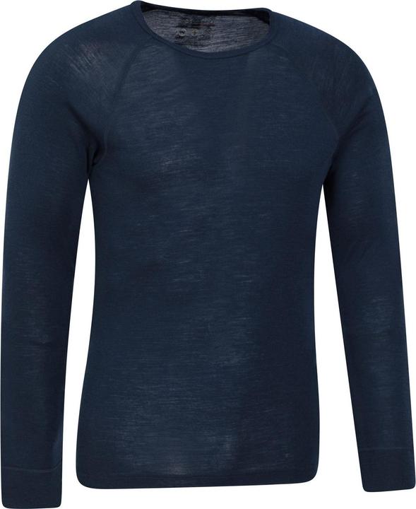 Actual product image Mountain Warehouse Mens Merino Wool Base Layer Top (Pack of 2) (XXS)