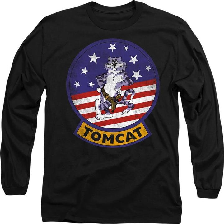 Actual product image Top Gun Unisex Adult Tomcat Logo T-Shirt (S)