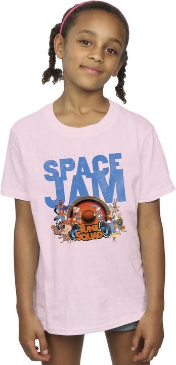 Actual product image Space Jam Girls Tune Squad Cotton T-Shirt (140, 146)