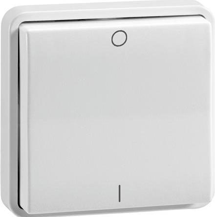 Actual product image Servodan NIKO 2-tryk, trådløs, uden batteri, FUGA-format, med symboler