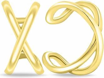 Immagine prodotto Brilio Argento - Romantici orecchini placcati in oro a forma di cuore EA391Y