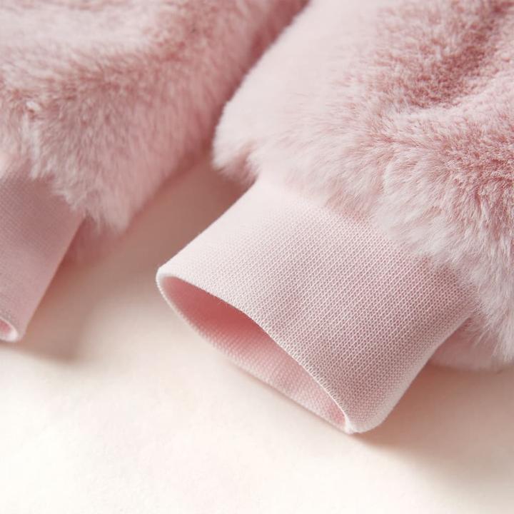 Immagine prodotto VidaXL Giacca da bambino in pelliccia ecologica rosa pallido 116,Materiale: Pelliccia ecologica (100 (116)