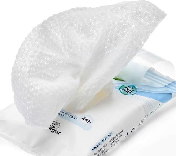 Actual product image dm Balea Deodorant wipes Sensitive (Cleaning cloths)