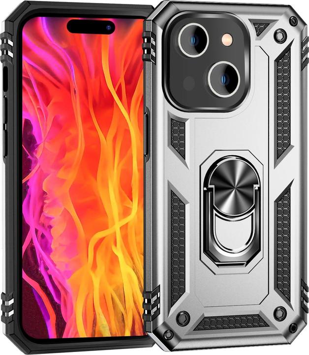 Immagine prodotto Nalia Coperchio ad anello antiurto in stile militare (Apple iPhone 15 Plus)