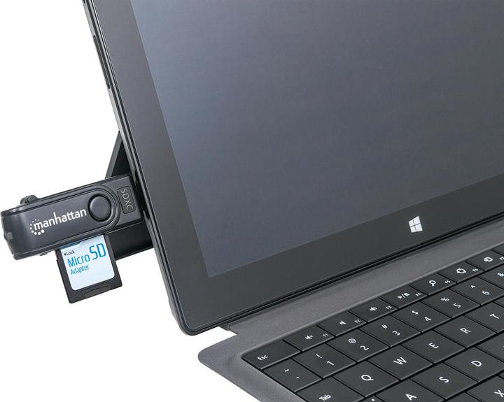 Productafbeelding Manhattan Mini Multi-Card lezer-schrijver (USB 3.0)