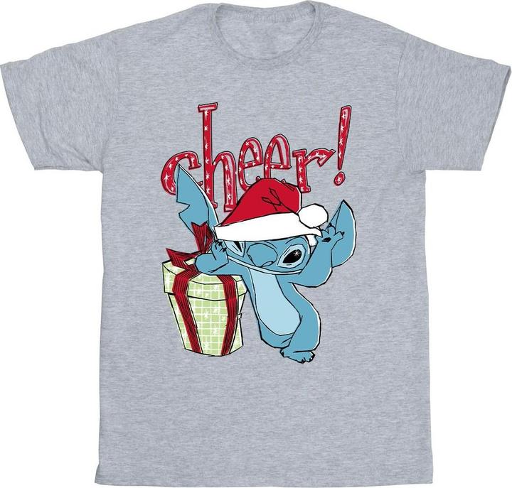 Actual product image Disney Mens Lilo And Stitch Cheer T-Shirt (XL)