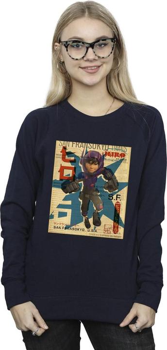 Produktbild Disney Big Hero 6 Baymax Hiro Newspaper Sweatshirt (L)
