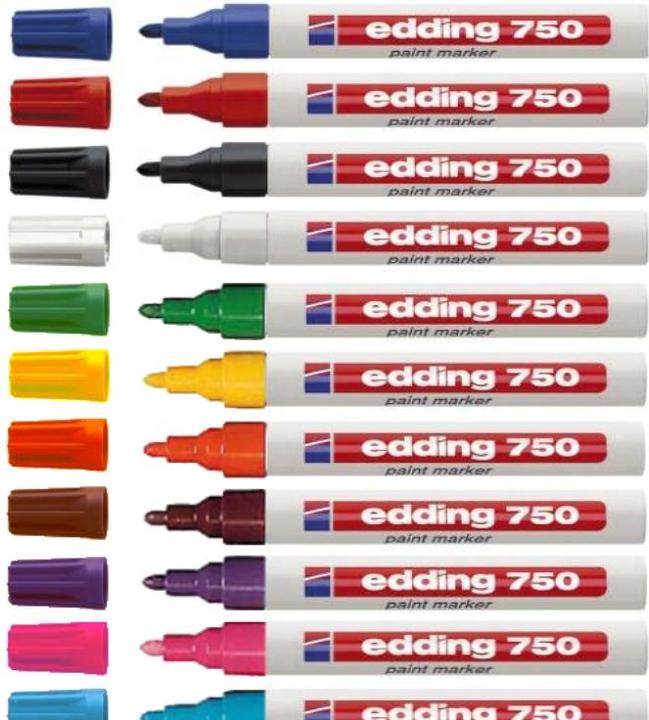 Produktbild Edding Lackmarker 750 (Silber, 4 mm, 1 x)