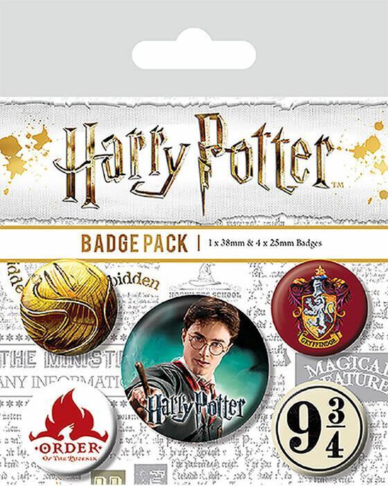 Immagine prodotto Pyramid HARRY POTTER - Confezione da 5 distintivi - Grifondoro