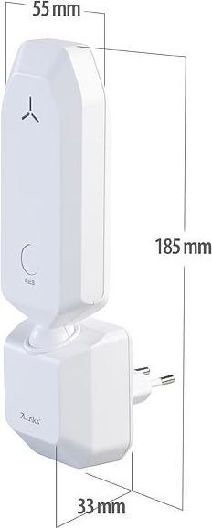 Immagine prodotto 7links Set di 2 ripetitori WLAN (300 Mbit/s)