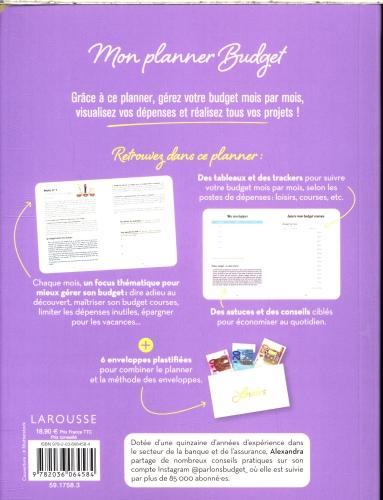 Immagine prodotto Larousse pratique Il mio planner budget: con il metodo delle buste! (Francese)