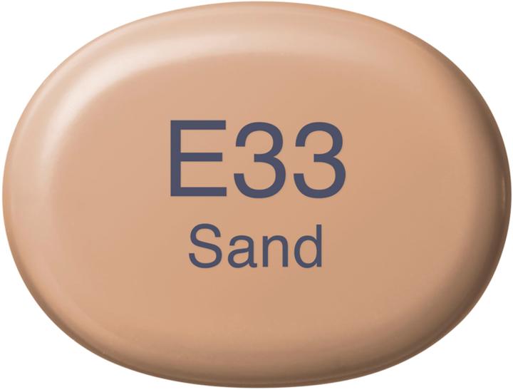 Actual product image Copic Sketch type E - 33 (E33 - Sand, 1 x)