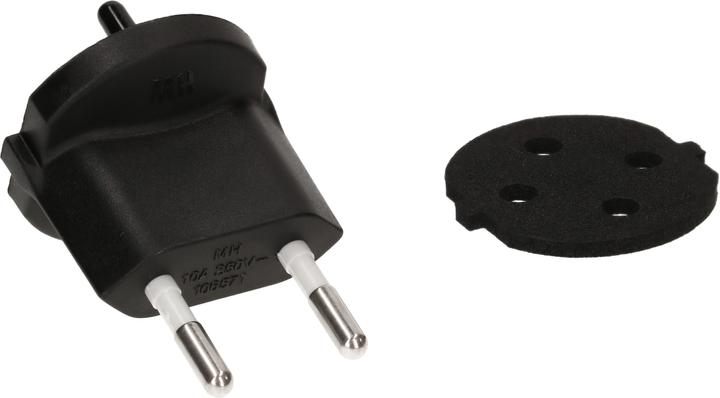 Max Hauri Fix adapter contour plug 2-pole (Type 11, CEE 7/17)