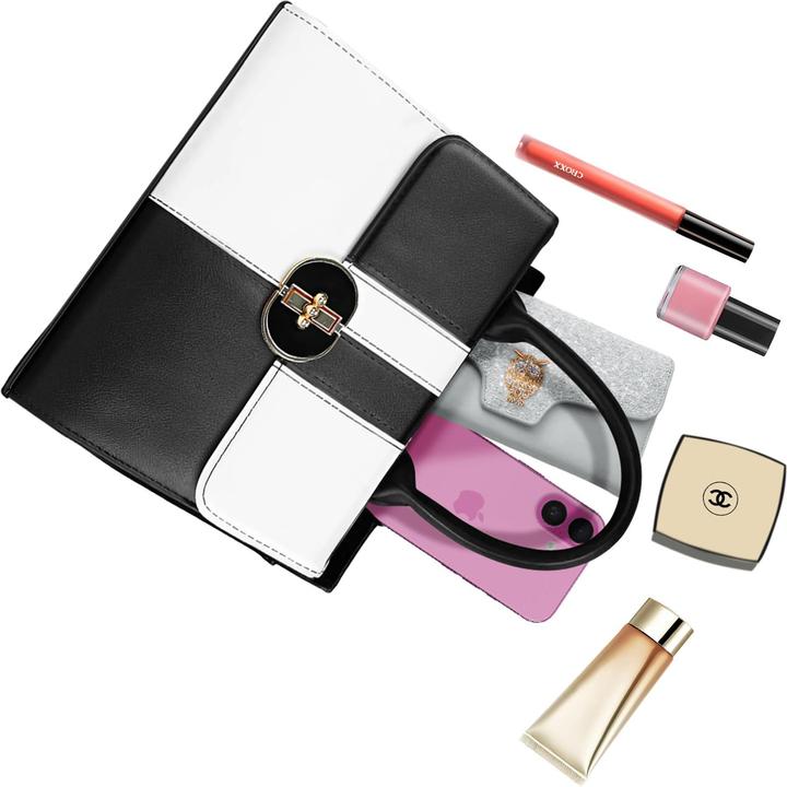 Actual product image Gallantry C-0184-BLACKWHITE Handtasche