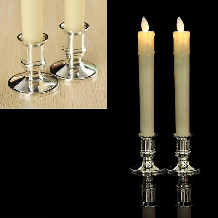Produktbild Cbx Kerzenständer 3 Köpfe, Kerzenleuchter 3-armig, Kerzenhalter Silber
