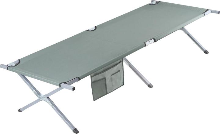 Stahlwerk Campingliege 200 kg 210x72 cm Feldbett Campingbett Faltliege Faltbett