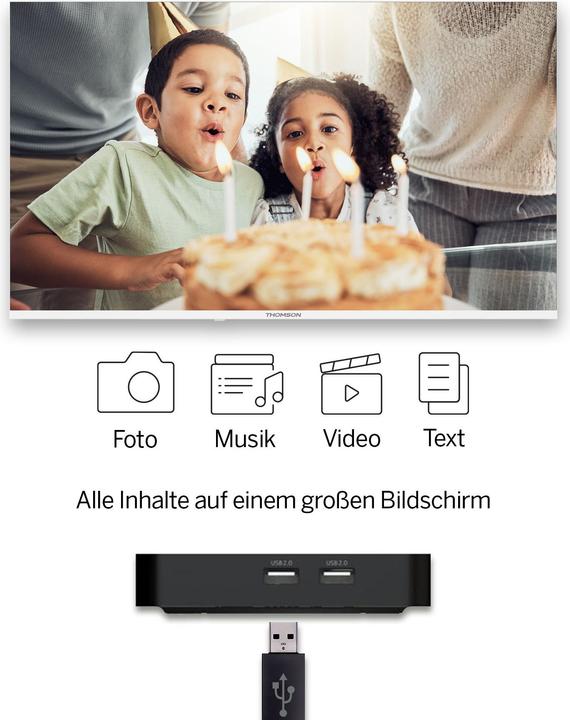 Actual product image Thomson Streaming BOX: 4K UHD Google TV (8 GB, iOS 12)