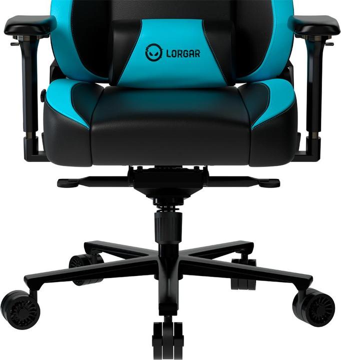 Actual product image Lorgar Base 311, Gaming chair, PU eco-leather, metal frame, multiblock mechanism, 4D armrests, 5
