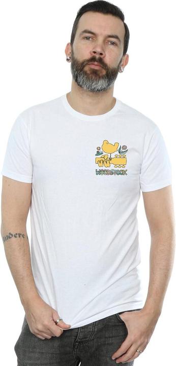 Actual product image Woodstock Mens Breast Logo T-Shirt (5XL)