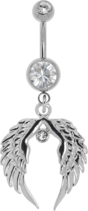 Image du produit Bijouteria Piercing nombril (Acier chirurgical 316L, Cristallin, Laiton avec revêtement en acier)
