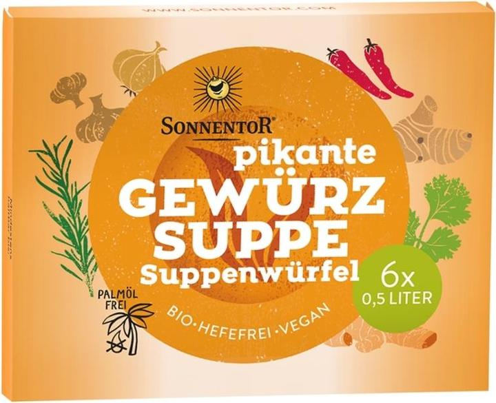 Produktbild Sonnentor V! Gewürz Suppenwürfel pikant vegan