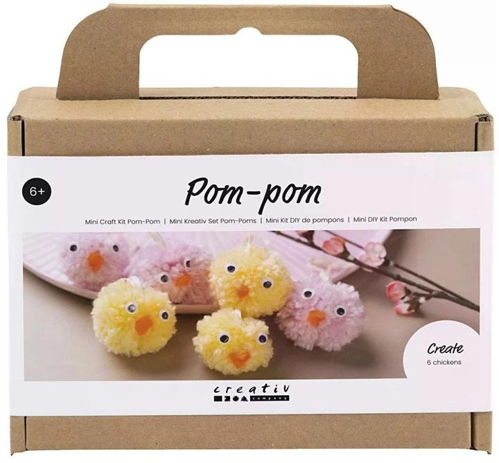 Produktbild Creativ Company Bastelset Pompons Küken