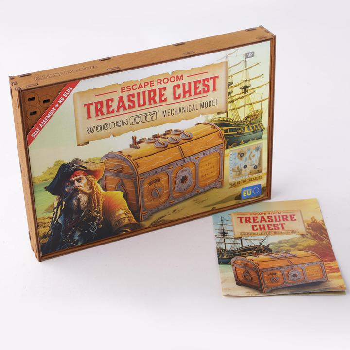 Immagine prodotto WoodenCity Holzmodel 3D Treasure Chest (165 pezzi)