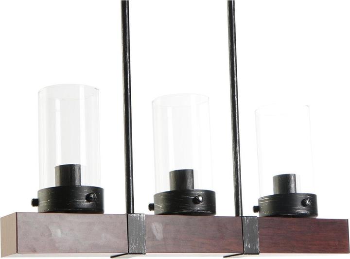 Produktbild DKD Home Decor Deckenlampe Kristall Schwarz Braun Aluminium (50 x 8 x 21 cm)