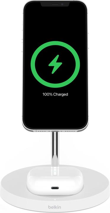 Image du produit Belkin Chargeur 2 en 1 Boost Charge Pro avec MagSafe (15 W)