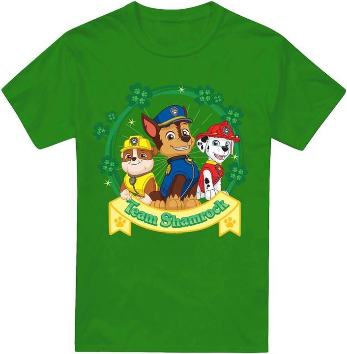 Actual product image Paw Patrol Mens Shamrock St Patricks Day T-Shirt (XL)