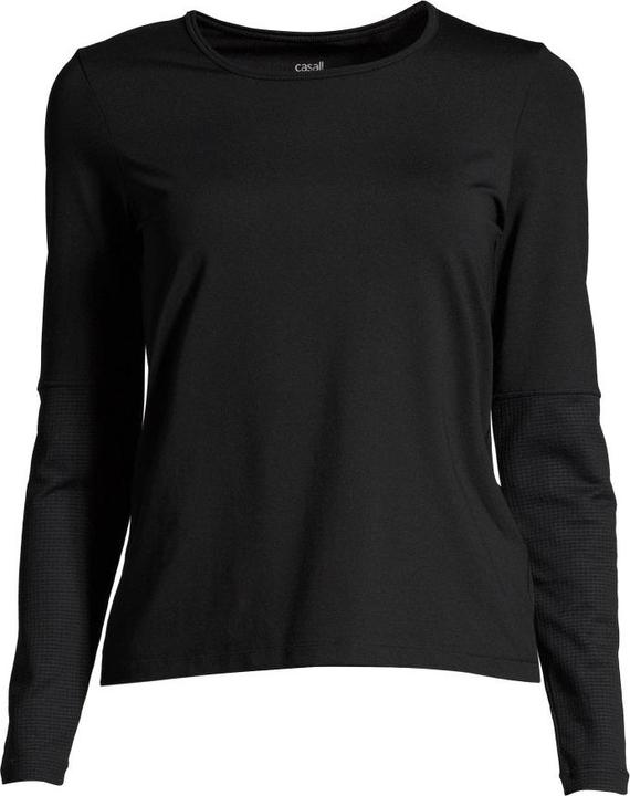 Produktbild CASALL Essential Langarm-T-Shirt mit Mesh-Detail (40)