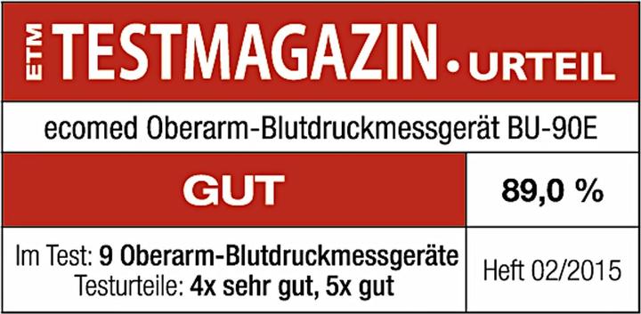 Produktbild Ecomed Bu-90e (Blutdruckmessgerät Oberarm)
