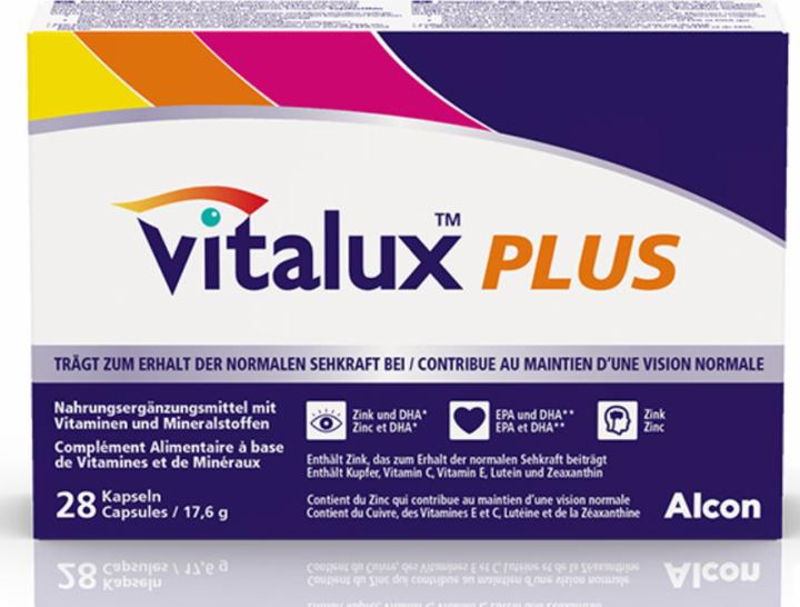 Actual product image Vitalux Plus caps (28 Piece, Capsules, 33 g)