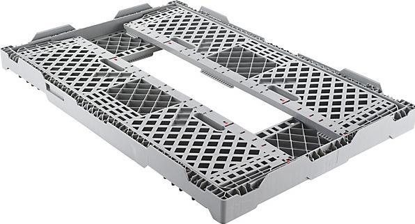 Actual product image Craemer Pallet collar, HDPE, perforated, folding, for pallets 1200 x 800 mm, LxWxH 1220