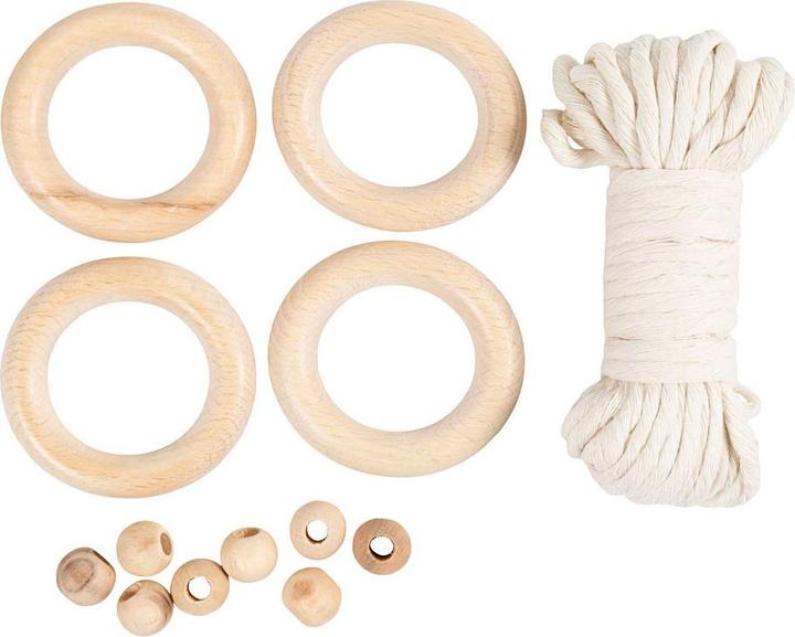Actual product image Creativ Company Mini Craft Kit - Macramé - Napkin Ring (977627)