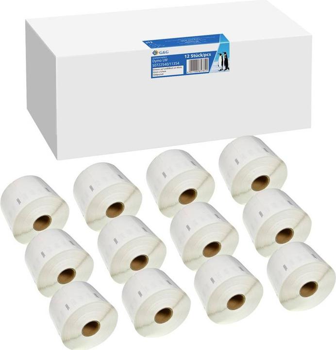 Immagine prodotto G&G Etichette 32 x 57 mm 12 pz BM-D-G-11354-12 Etichette per indirizzi
