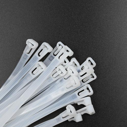 Actual product image Qoltec 52230 Reusable self locking cable (Plastic cable ties, 250 mm, 100 pcs.)