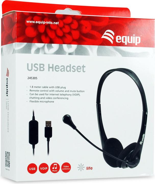 Immagine prodotto equip Cuffie auricolari USB (Cablato, USB-A)