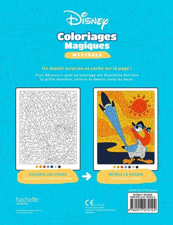 Immagine prodotto Le roi lion : coloriages magiques : mystères 7+ (Francese, Collettività, 2024)