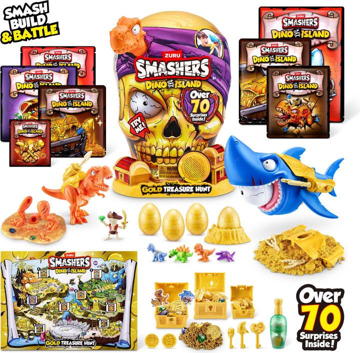 Actual product image Zuru Dino Island Gold Treasure Hunt