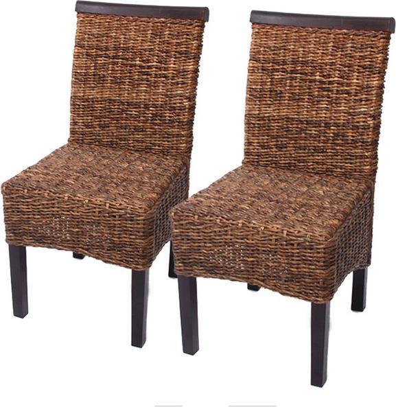 Actual product image Mendler 6x Dining Chair Wicker Chair M45 Chair Banana Wicker - dark, without cushions